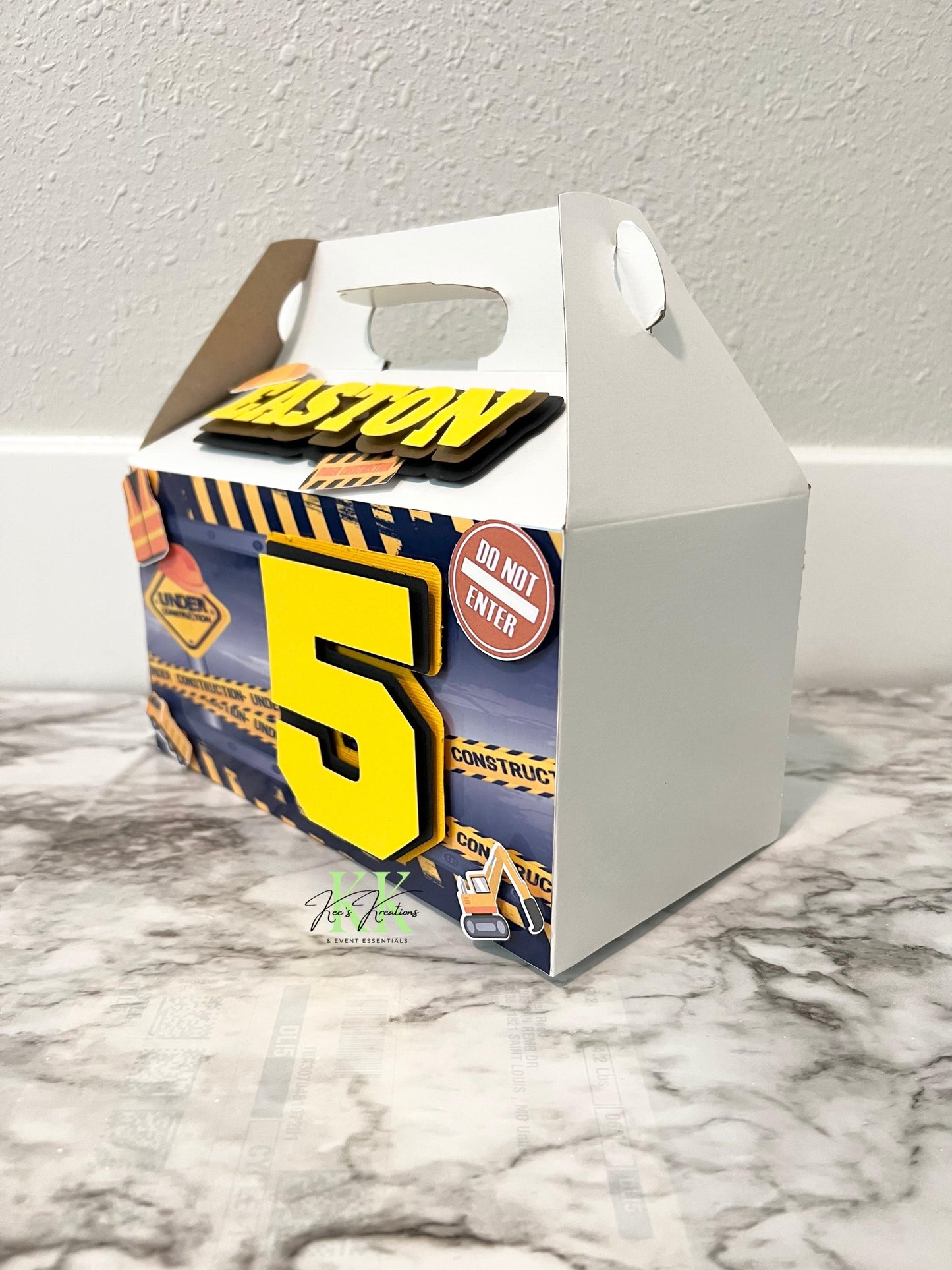 Construction Party Favor Boxes | Construction Theme Party Favors | Construction Birthday Party | Construction Favor Boxes