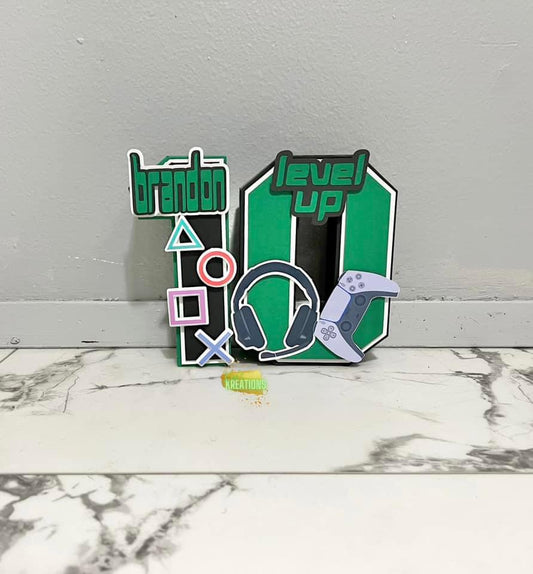 Gamer 3D Letters/Numbers