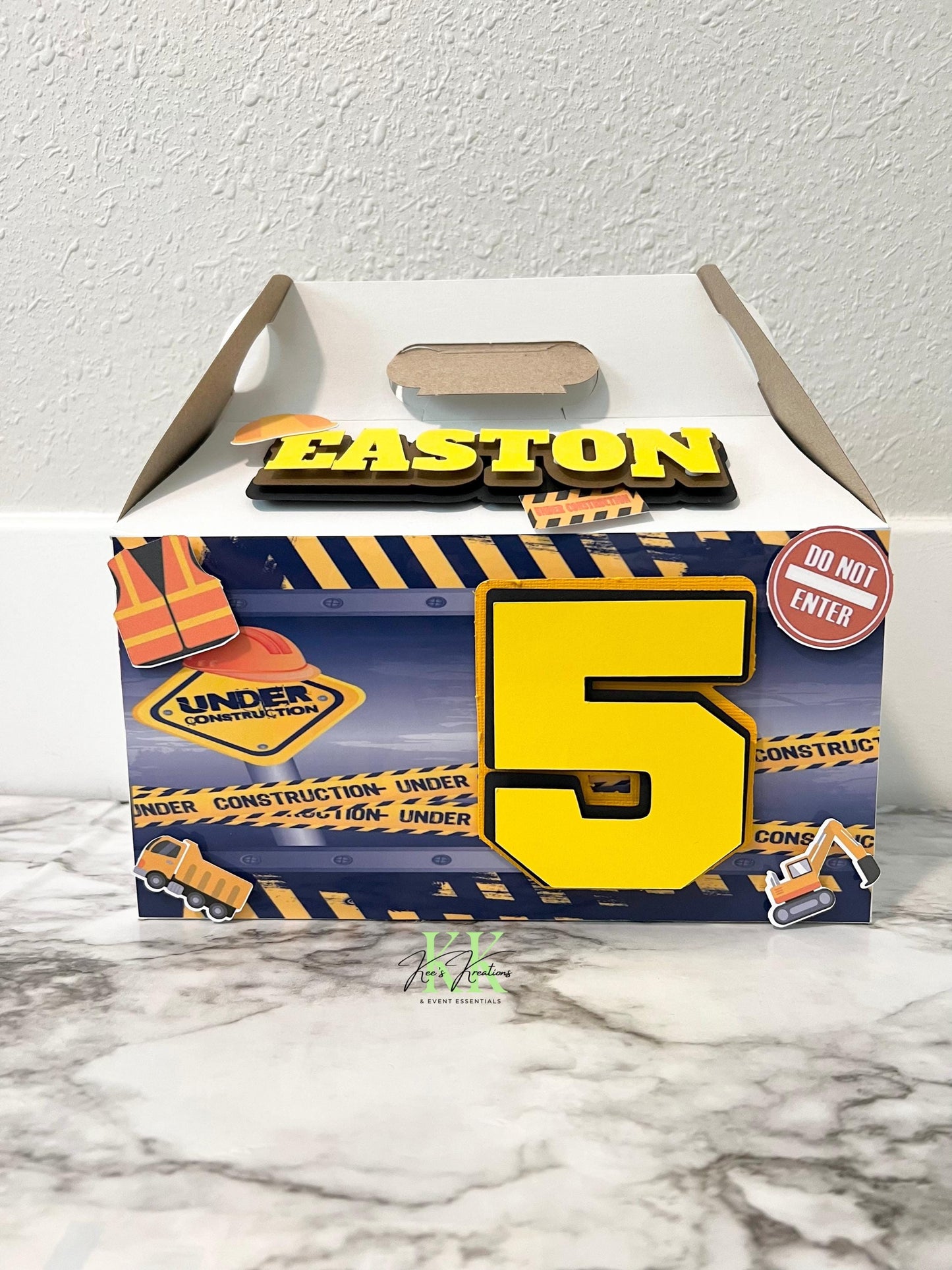 Construction Party Favor Boxes | Construction Theme Party Favors | Construction Birthday Party | Construction Favor Boxes