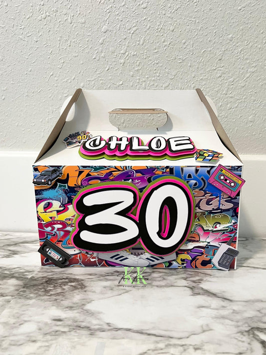90s Theme Party Favor Boxes | 90s Theme Party Favors | 90s Theme Birthday Party | 90s Theme Favor Boxes | 90s Theme Favors