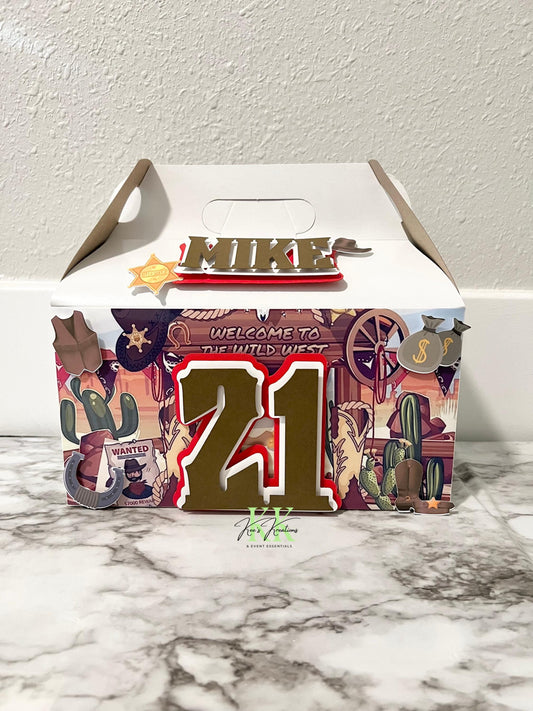 Cowboy Party Favor Boxes | Cowboy Theme Party Favors | Cowboy Birthday Party | Cowboy Favor Boxes | Cowboy Theme Favors