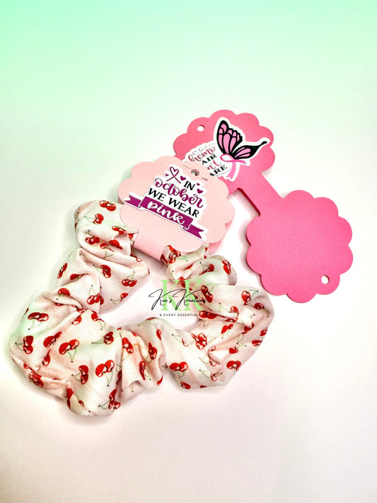 Breast Cancer Awareness Scrunchie Holders| Breast Cancer Awareness Party Decor | Breast Cancer Awareness Party Favors | Breast Cancer Favors